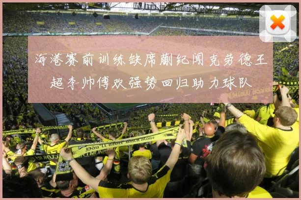 海港赛前训练缺席蒯纪闻克劳德王燊超李帅傅欢强势回归助力球队